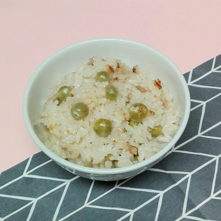 味付け簡単手間なし!!豆ごはん